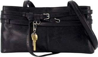 Osoi Schouder Brocle - Dames - Schoudertassen - Zwart - ONE Size - Leer - Tassen