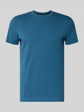 Tom Tailor Slim Fit T-Shirt aus Baumwoll-Mix in Ocean, Größe XXXL