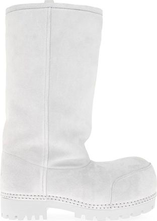 Balenciaga Alaska Fur High Boot - Shoes - Mujer - Azul - 39 EU