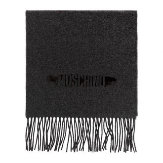 Moschino unisex, Accessoires, Grijs, Maat: ONE Size Wol