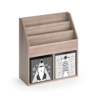 Vicco Estanter&iacute;a Infantil Luigi, Sonoma, 72 X 79 Cm Con 2 Cajas Plegables Opt.2 Vicco