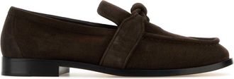 Bottega Veneta Brown Suede Astaire Loafers