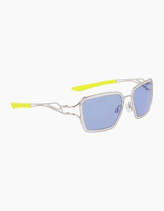 Nike Mens Prism Square Sunglasses - Silver Blue Ylw - Size: ONE size