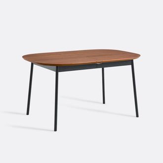 La Redoute Interieurs Uittrekbare eettafel, walnootfineer, 4 tot 8 couverts, AMORINO
