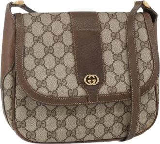 Gucci Pre-owned Cross Body Bags, female, Beige, Size: ONE SIZE Pre-owned Vintage Cross Body Bag