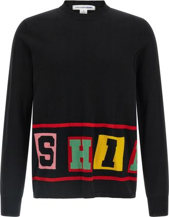 Comme Des Gar&ccedil;ons Mens Intarsia Sweater