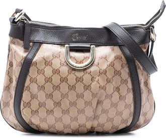 Gucci Pre-owned Gucci GG Crystal Abbey D Ring Crossbody Unisex 265691 002058