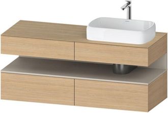 Duravit Qatego Consola Mueble Bajo Lavabo, 2 Extensiones, 2 - Duravit