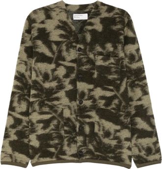 Universal Works Fleece vest met zak - Groen