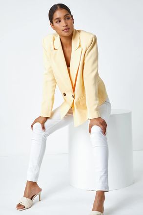 Roman Double Breasted Button Blazer