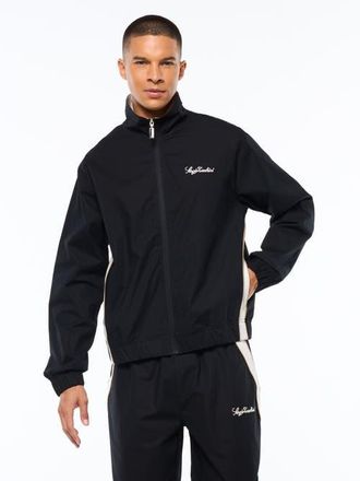 Sergio Tacchini Fiamma Track Jacket in Black Beauty at Nordstrom, Size Xxx-Large