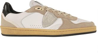 Philippe Model Pgal Low Soft Leather Suede Low-Top Sneakers