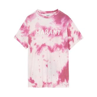 Isabel Marant T-Shirts, female, Pink, Size: XL Zewel T-shirt