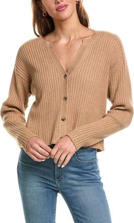 525 america Luxe Cropped Rib Cardigan