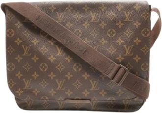 Louis Vuitton Pre-owned Cross Body Bags, female, Brown, Size: ONE SIZE Pre-owned Vintage Canvas Cross Body Bag