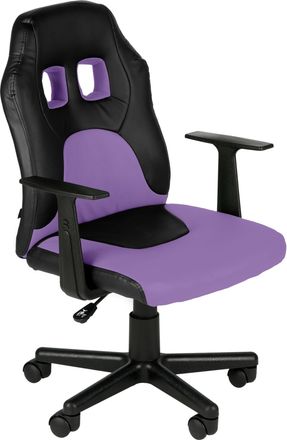 Clp Silla De Escritorio Divertida Para Ni&ntilde;os Negro/lila