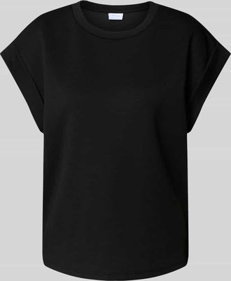 Vila T-Shirt mit Rundhalsausschnitt Modell SIFFI in Black, Gr&ouml;&szlig;e XS