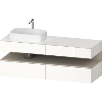 Duravit Qatego Consola Mueble Bajo Lavabo, 2 Extensiones, 2 - Duravit