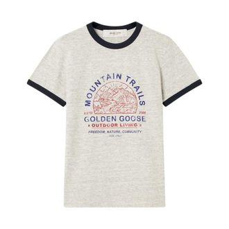 Golden Goose Camiseta - Tops - Mujer - Gris - M