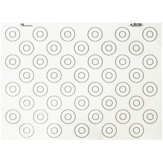 De Buyer de Buyer - Tappetino da forno in silicone, antiaderente, con marcatura per Macarons, 40 x 30 cm