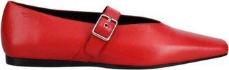 Vagabond Wioletta Ballerinas - Dames - Ballerinas - Rood - 40 EU - Leer - Schoenen