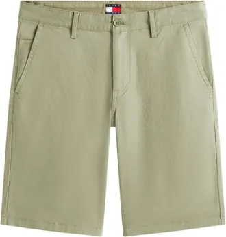 Tommy Jeans Korte Broeken, Heren, Groen, W31, Katoen, Chino Shorts