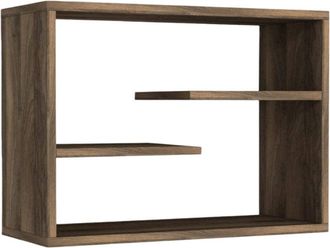Dmora Estanter&iacute;a Piemonte, Estante, Estante De Pared, Estanter&iacute;as Multiusos, 60x20 H44 Cm, Nuez - Dmora