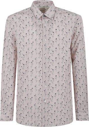 Paul Smith Camicia a fiori - Toni neutri