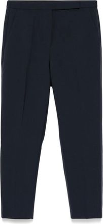 Theory Pantaloni crop slim a vita alta - Blu