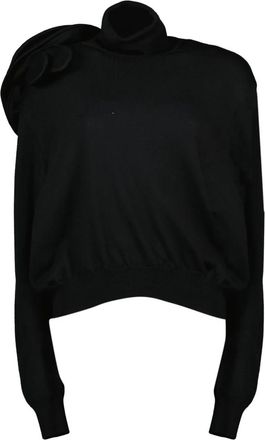 Moschino Turtleneck - Dames - Coltruien - Zwart - L - Wol - Truien & Vesten