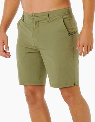 Rip Curl Mens Rip Curl Mens Boardwalk Phase Nineteen Chino Shorts - Tan - Size: 30/Regular/30/32