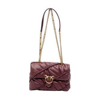 Pinko Pinko, Dames, Tassen, Rood, Maat: ONE Size Leer