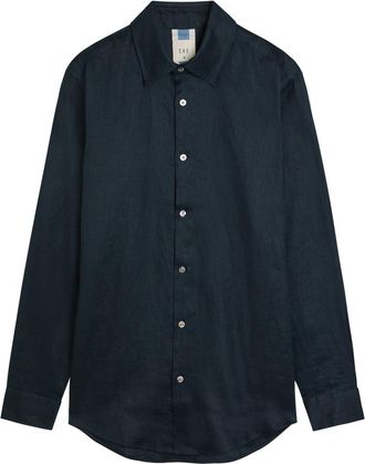 CH&Eacute; Studios Che Linen Shirt - Navy - Xxl