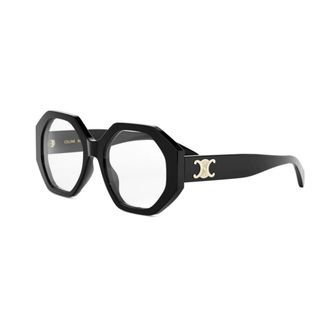 Celine Glasses, unisex, Black, Size: 54 MM Triomphe Eyeglasses