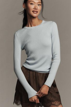 Maeve Ultra-Fine Cashmere Crew-Neck Sweater