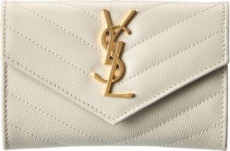 Saint Laurent Cassandre Leather Wallet