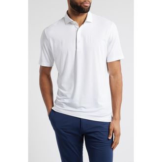 Johnnie-O Huron PREP-FORMANCE Polo in White at Nordstrom, Size Xx-Large