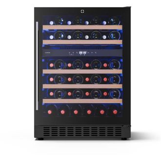 Klarstein Klarstein Illuminosa - Cantinetta vino sottopiano Zona doppia 129 litri 46 bottiglie 60 cm