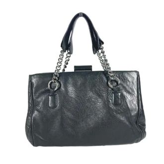 Chanel Pre-owned Leather chanel-bags - Dames - Pre-owned - Zwart - Maat: ONE Size Leer