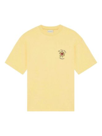 Dr&ocirc;le de Monsieur T-shirt Slogan Rose