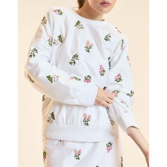 Cynthia Rowley Embroidered Pullover