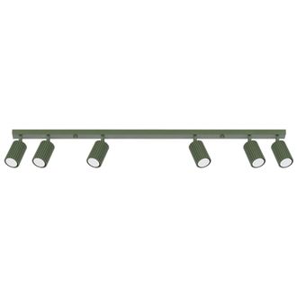 Sollux Lighting L&aacute;mpara de techo verde oliva aluminio alt. 117 cm