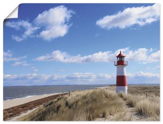 Artland Leinwandbild »Leuchtturm Sylt« Gebäude 1 Stk. tlg. auf Keilrahmen gespannt