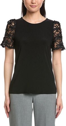 Anne Klein Mixed Media Top