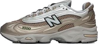 New Balance M1000N 1000 Mens Lifestyle Shoe - Arid Stone/Light Silver Metallic/Dark Alpin, Arid Stone/Light Silver Metallic/Dark Alpine Green, 9.5 UK