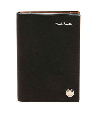 Paul Smith Branded card holder in black