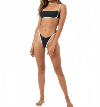 L*Space Hazel Bikini Top In Black