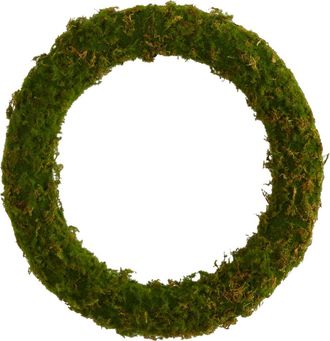 Nearly Natural 20-in Moss Artificial Wreath in Green at Nordstrom