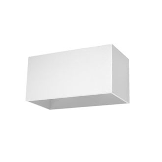 Sollux Lighting L&aacute;mpara de pared blanco aluminio alt. 10 cm