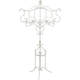 Biscottini International Biscottini - Soporte De Libros De Hierro Soporte De M&uacute;sica Ajustable Exhibici&oacute;n De Suelo Expositor De Informaci&oacute;n Caballete Portamen&uacute;s